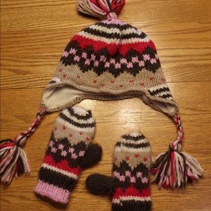 Kids Matching hat and gloves